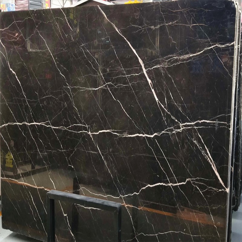 AST ODM/OEM Marmor Gorgeous decorative Marmer brown marble with white vein Chinese Saint Laurent Marble for tops