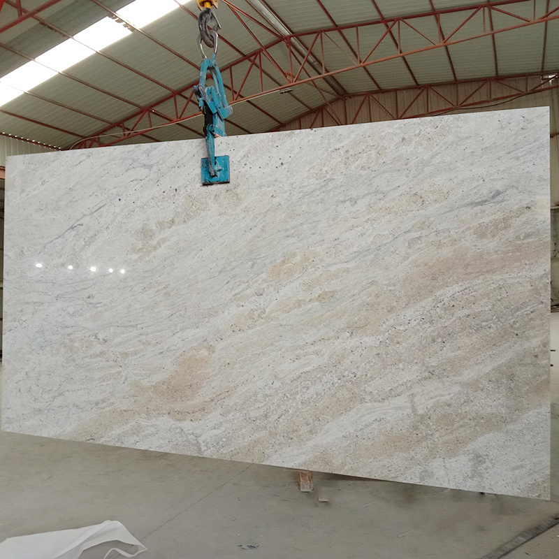 granit granito natural Andromeda Luxury White Countertop Kitchen Table Top Lighth river white Granite Decoration