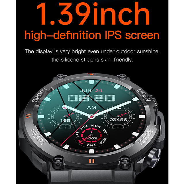 watches men wrist K56pro Sport watch IP68 Waterproof 400mah large battery phone call smart watch 2023 for men