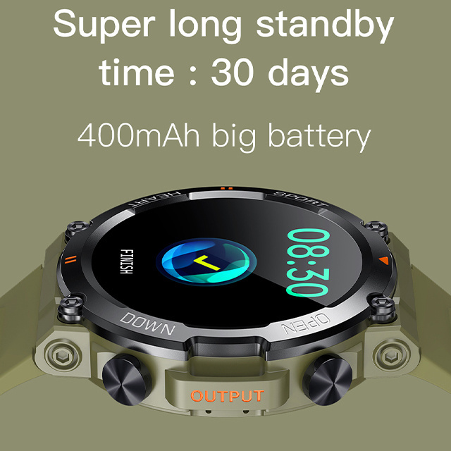 watches men wrist K56pro Sport watch IP68 Waterproof 400mah large battery phone call smart watch 2023 for men