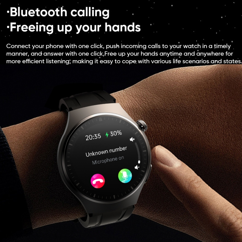 2024 new arrival MT200 Blue tooth call ECG PPG HRV body temperature blood glucose Real time monitoring Reloj smart watch for men