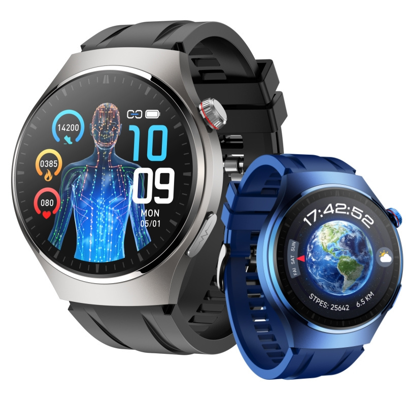 2024 new arrival MT200 Blue tooth call ECG PPG HRV body temperature blood glucose Real time monitoring Reloj smart watch for men