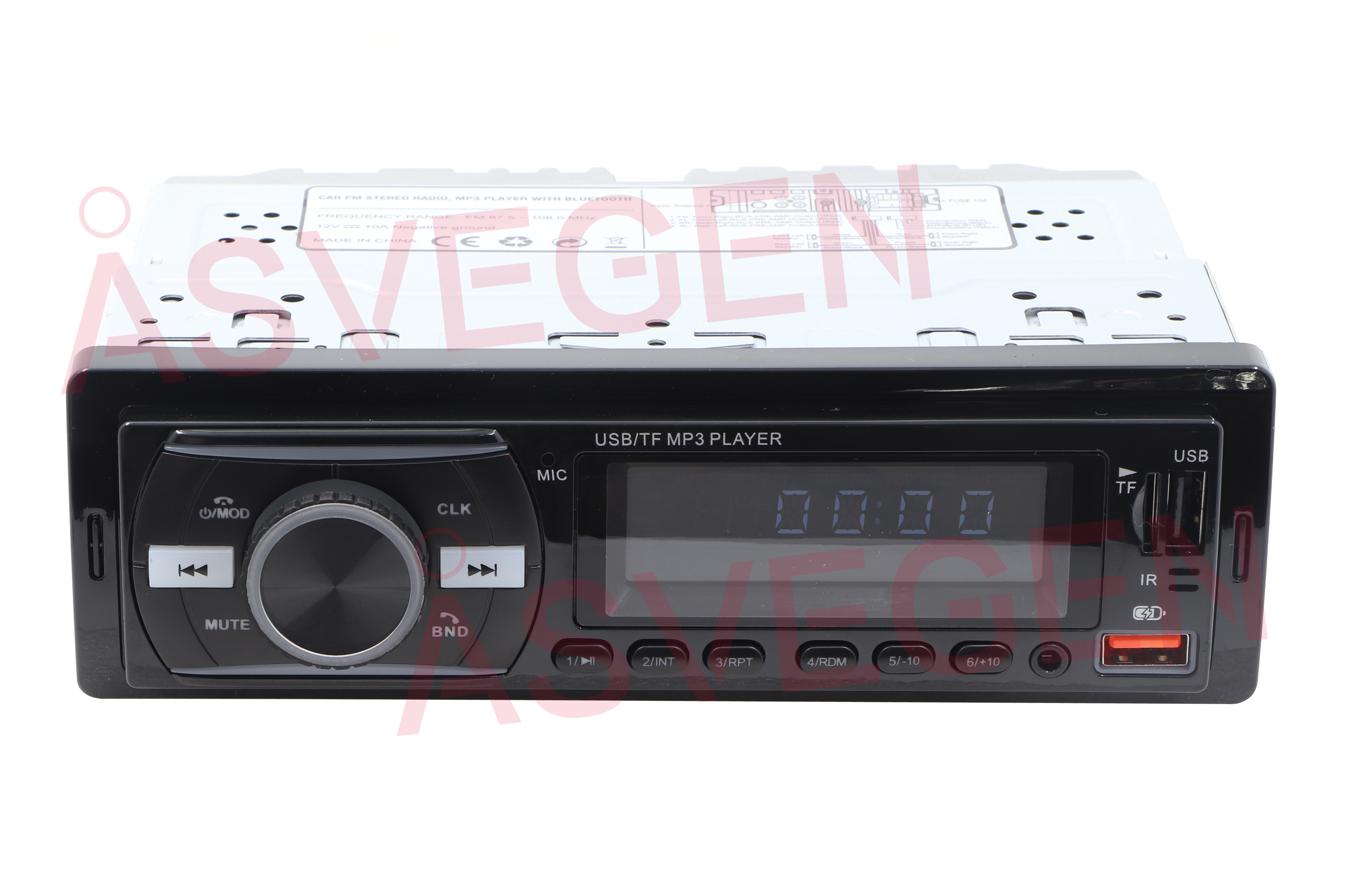 Wholesale single din 1 din car stereo mp3 BT USB FM TF car mp3 player Car Radio Audio System