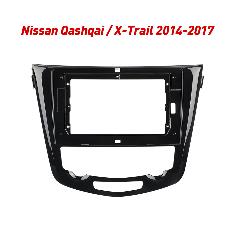 Car Radio Fascias fit for Nissan X-Trail X Trail 3 T32 Qashqai 1 J10  9/10 inch Dash Kit Dashboard Installation Trim Frame Bezel