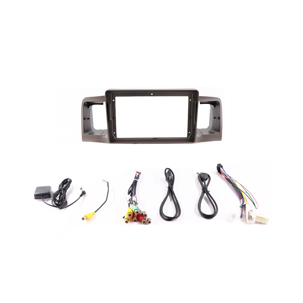 9'' car radio dashboard frame fascia for mounting car panel DVD frame For Toyota Corolla 2007-2013