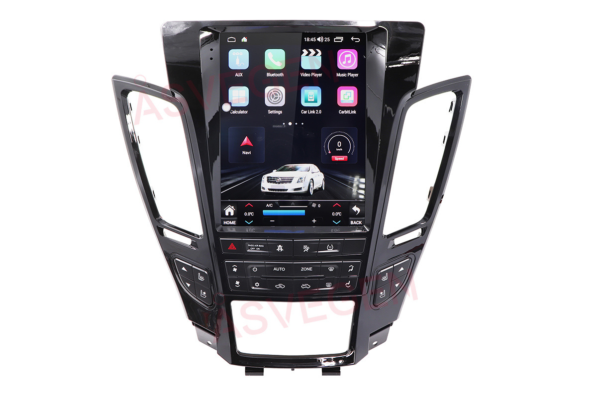 Tesla Android 12 Car DVD Stereo Radio Player For Cadillac Old CTS 2007-2012 With Car GPS Navigation