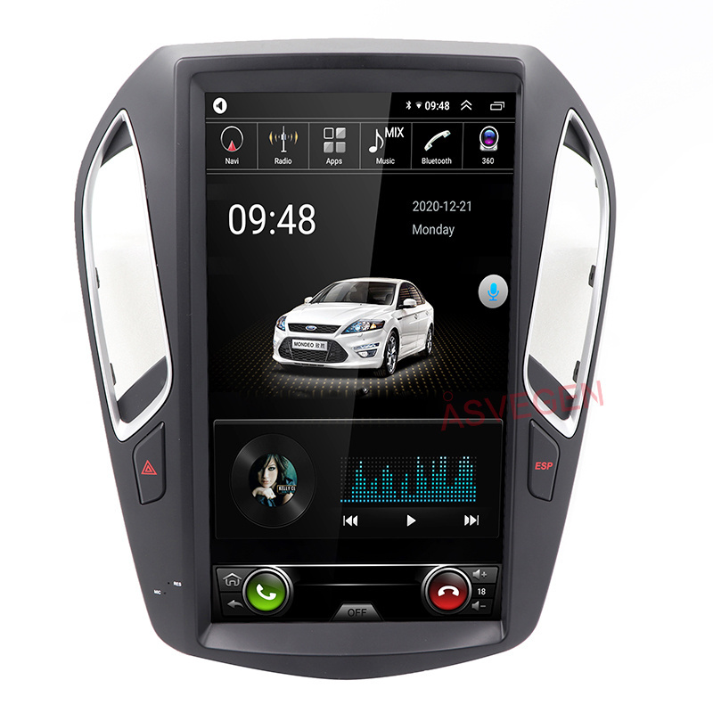 Wholesale Vertical Screen Tesla car DVD multimedia car stereo radio GPS player for Chery Arrizo 5 Navigation Auto