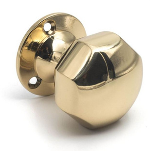 Gold Plated wholesale Hot Selling Hexagon Cabinet Knobs Furniture Handles Woodworking Hardware