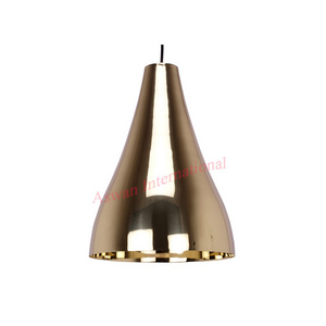 Cone Shaped Classic Designer Room Decoration Pendant Lights Led Chandelier l Modern Ceiling Luxury Circle Home Gold