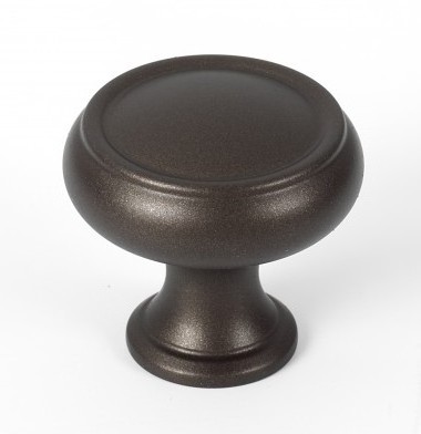 Heavy Duty Black Finished Round Shape Metal Knobs Woodworking Accessories Furniture Hardware