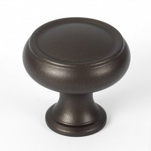 Heavy Duty Black Finished Round Shape Metal Knobs Woodworking Accessories Furniture Hardware