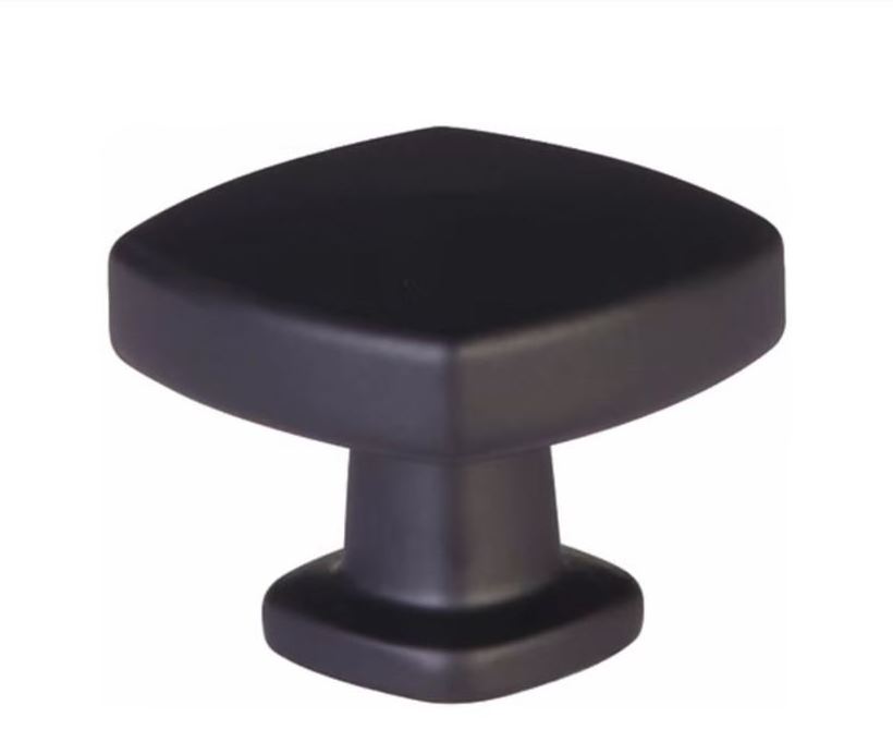 Floral Design High Quality Metal Knob Black Finished Woodworking Accessories Metal Hardware