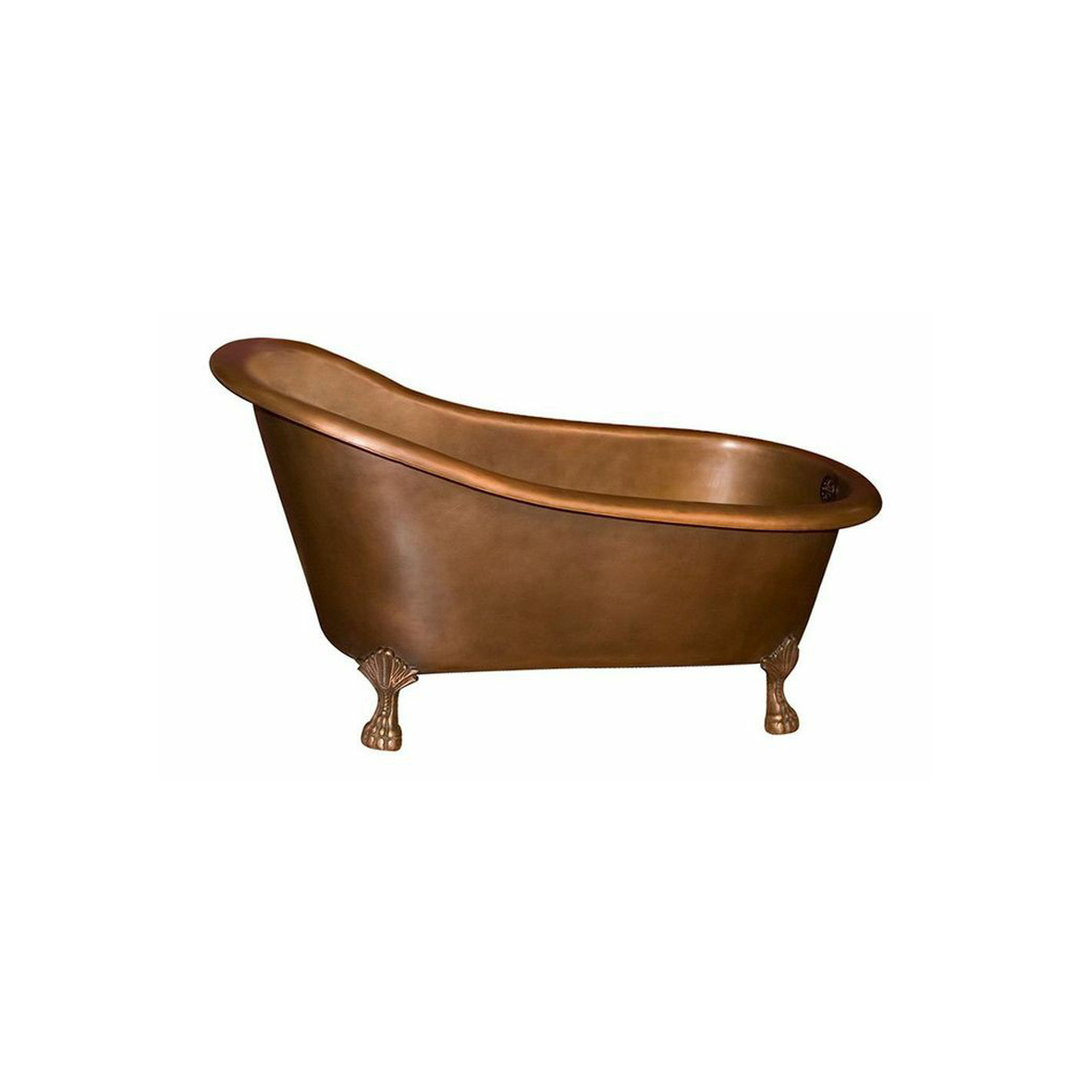 Exceptional Quality Modern Style Copper bathtub with a matte shade of bronze Free Standing Elegant Cheap Affordable Copper Bath