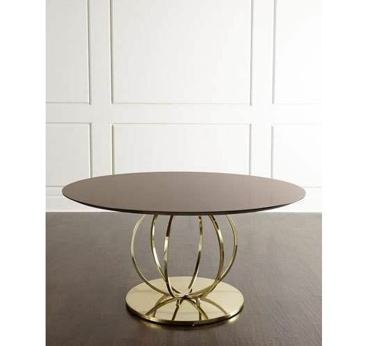 Most New Design Coffee Table Set of 2 Gold Finished Center Table Set Polished Arabic Style Modern Tea Table with Marble Top