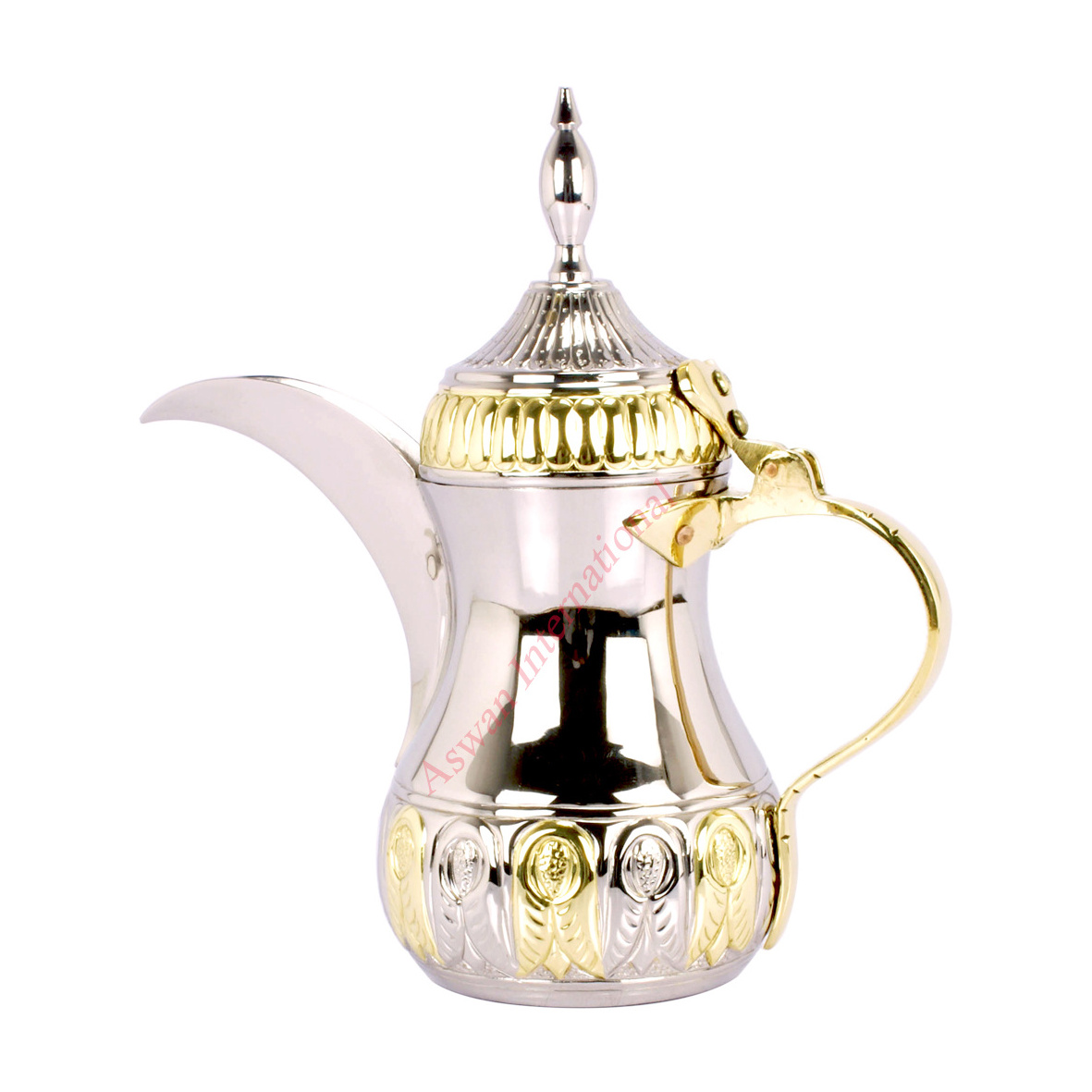 Coffee Maker Arabic Tea Coffee Pot Hammered Brass Coffee & Tea Sets Traditional Handmade Design