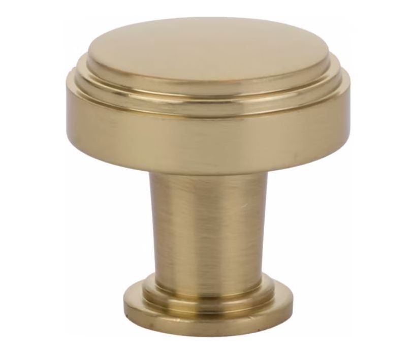 Brushed Brass Cabinet Knobs Solid Gold Dresser Knobs Modern Drawer Knobs Kitchen Cupboard Hardware Bathroom Cabinet Hardware