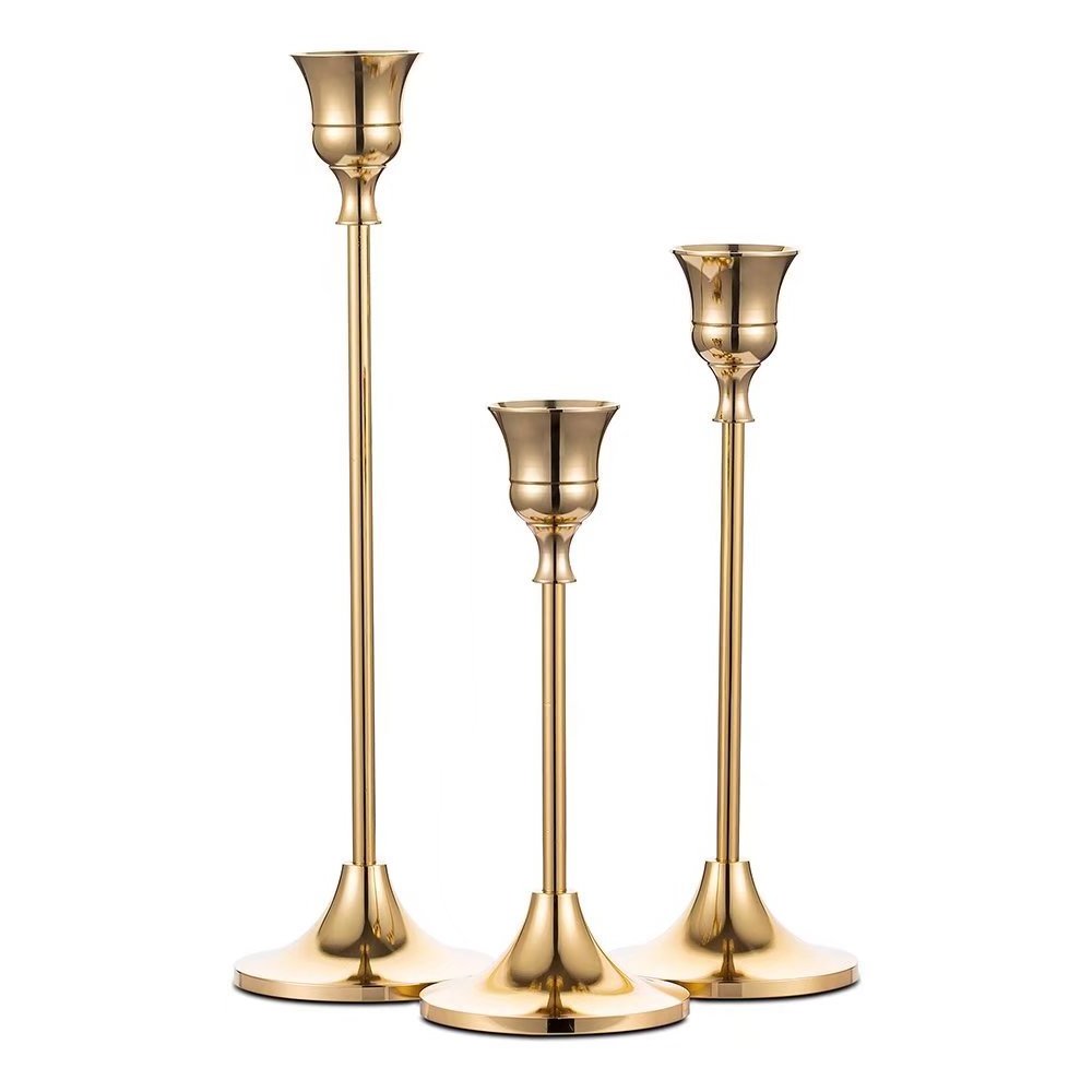 Wedding Decorative Metal Candle Holders Tea Light Candle Holder Pillar Hot Selling Trending For Home Living Room Hotel