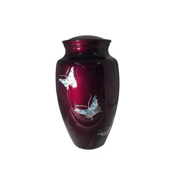 Metal Urns Shiny & Pink Shade Luxury Finishing Design Home Decor Keep Sake Urns Best Funeral Supplies Pet Urns