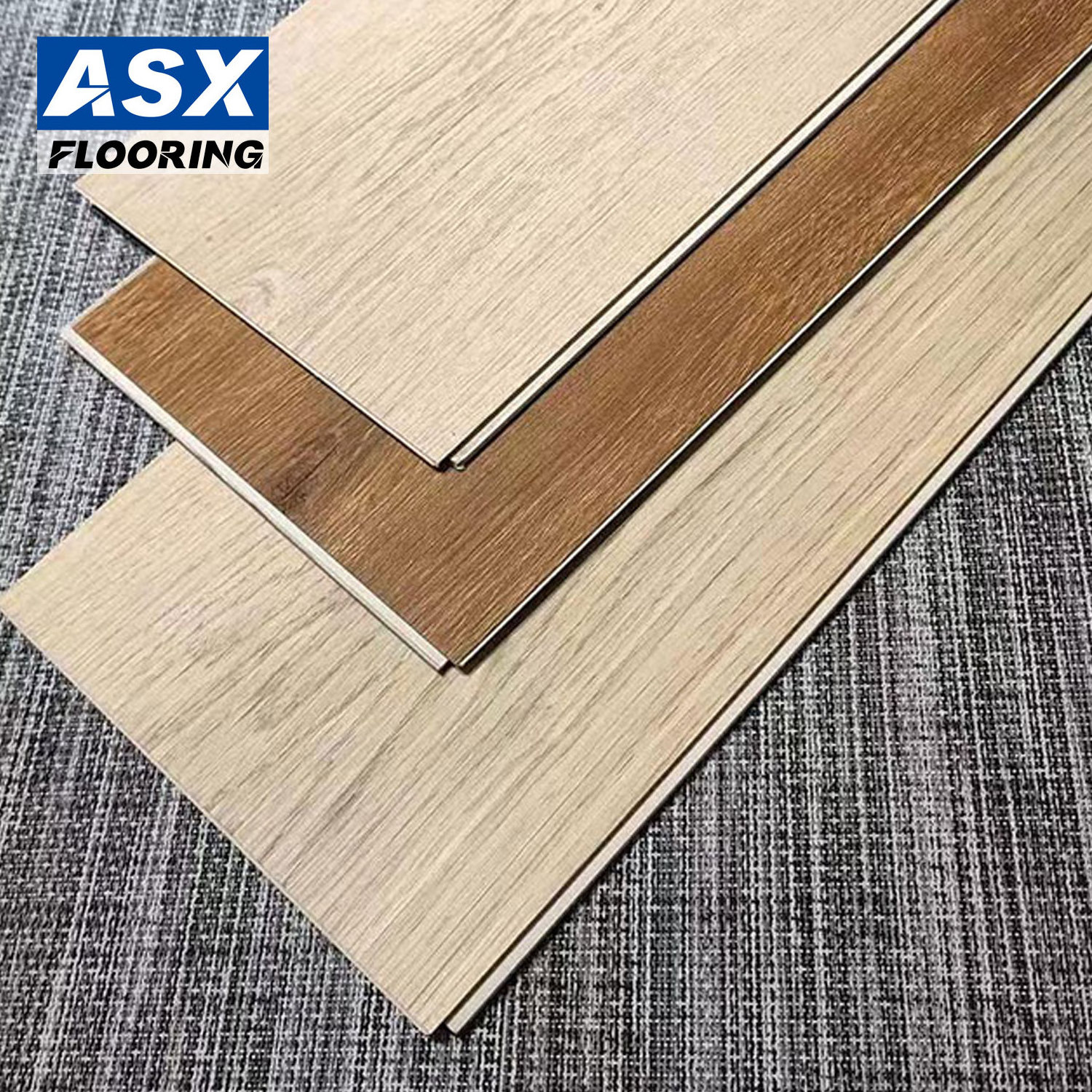 Waterproof Hybrid Wooden Vinyl Floor Tile Spc Lvp Flooring Plank Interior Waterproof Plastic Pvc Vinyl Spc Flooring