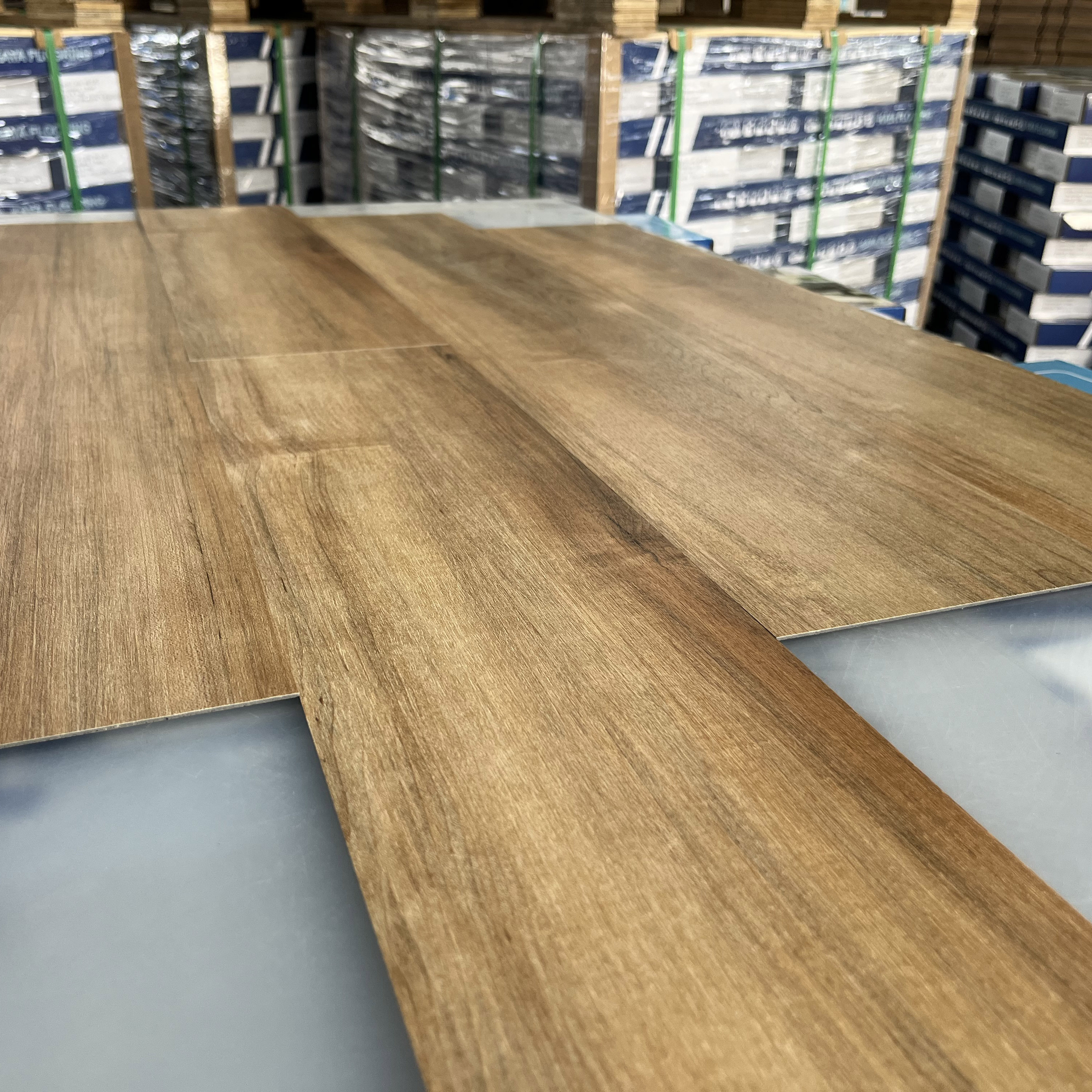 Teak / Oak / Parquet / Wood Design 3mm Dry Back Glue Down Lvt Vinyl Flooring Plank