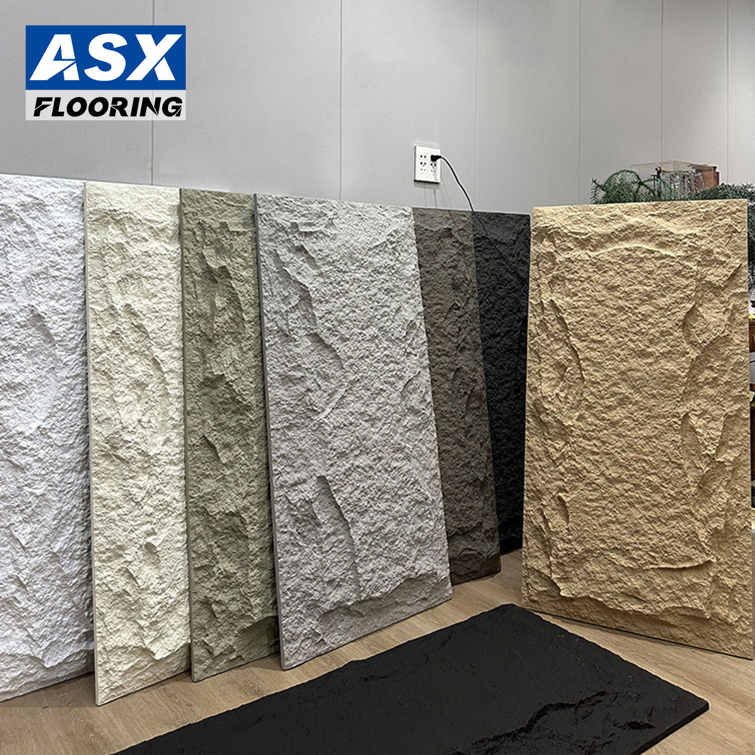 Artificial Stone Soundproof Waterproof 3d Luxury Wall Panel Pu Stone Wall Panel