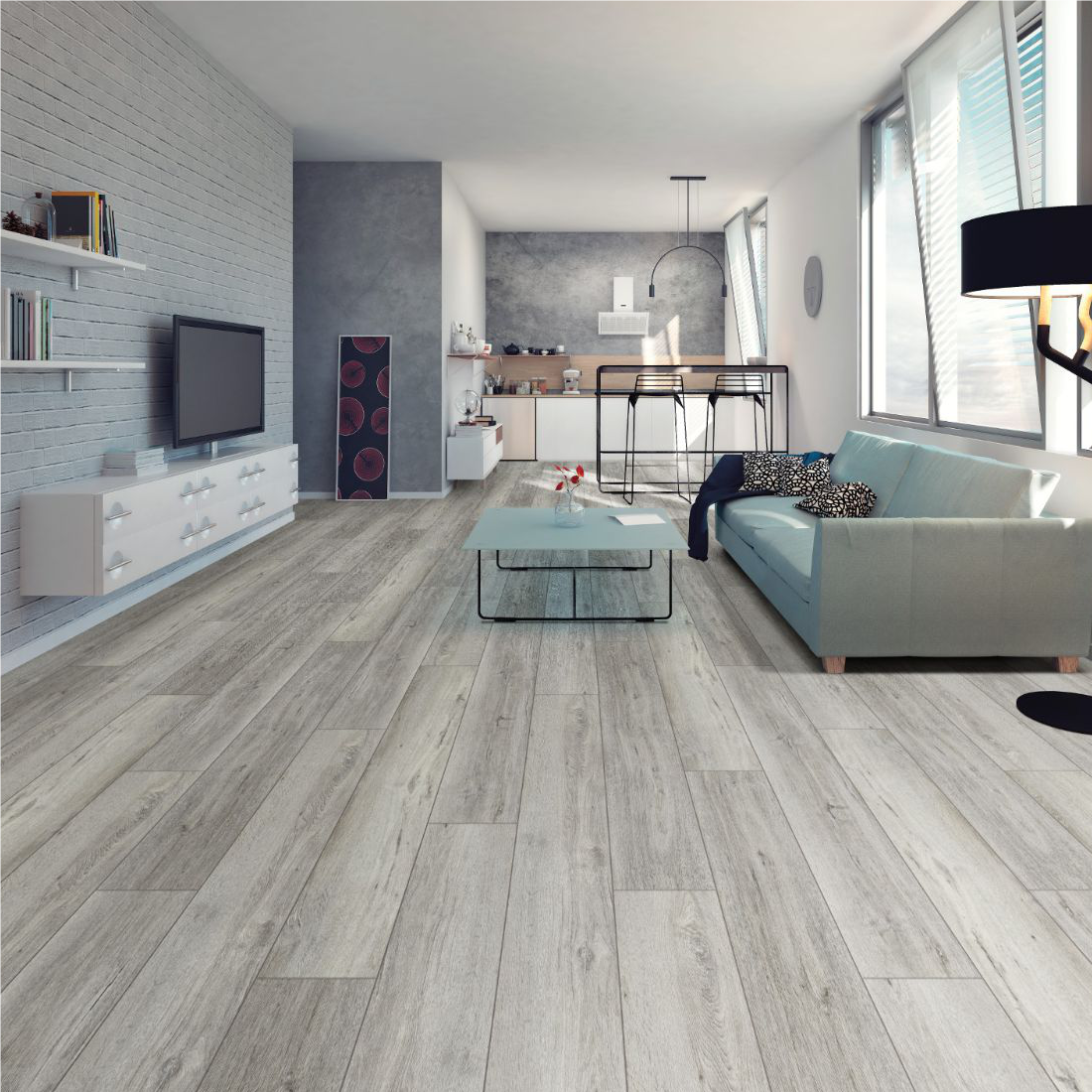 New Spc Floor 100% Waterproof Wood Grain Click Floor With Natural Materials For Floor Decoration