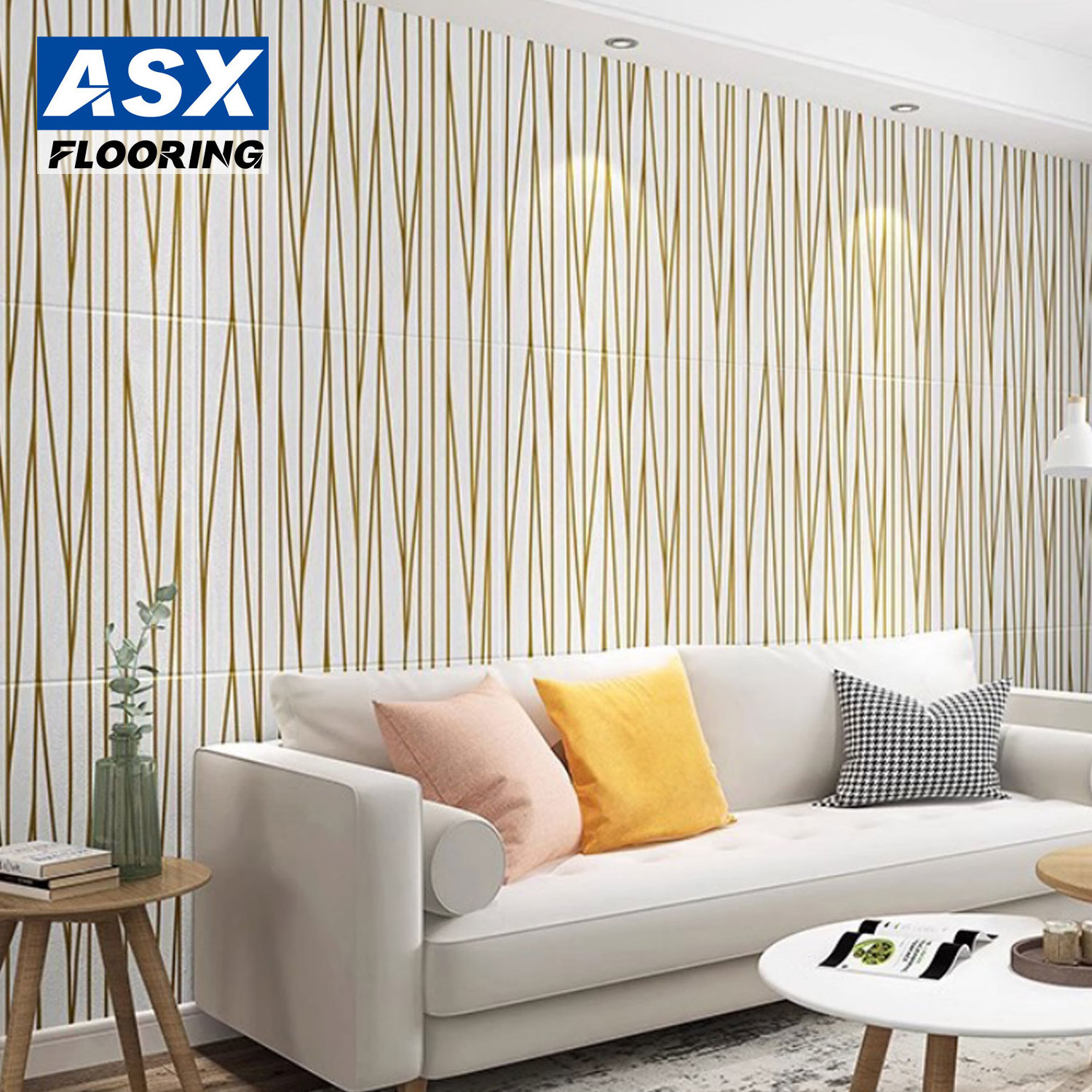 3d Wall Foam Sticker Home Design Home Decor Peel And Stick PVC 3d Wallpaper 3d Wave Wall Panel