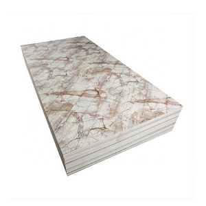 High Gloss Plastic Pvc Wall Panel Supermarket Livingroom Lobby Decoration Pvc Marble Uv Panel Waterproof Panel De Pared 3d