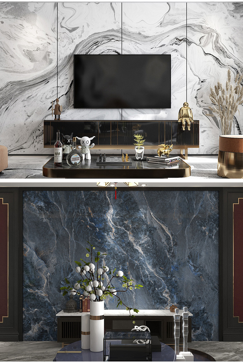 High Gloss Plastic Pvc Wall Panel Supermarket Livingroom Lobby Decoration Pvc Marble Uv Panel Waterproof Panel De Pared 3d