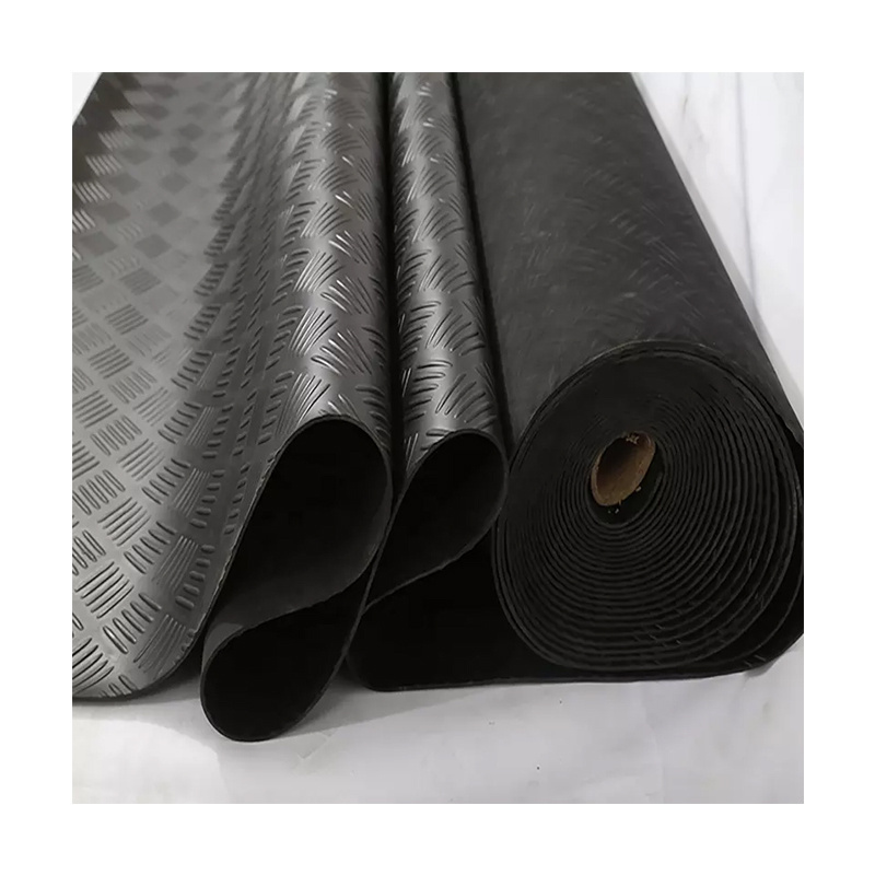 Anti Slip motorcycle  Garage Plate Protective Shock Absorption Rubber Sheet Mats Roll Flooring Plastic Flooring