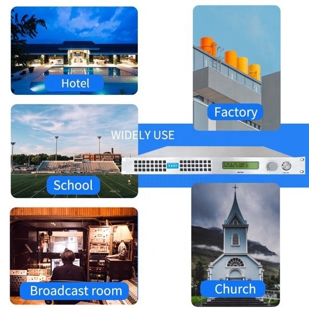 50W FM Broadcast Transmitter for Radio Station Radio Professional Long Range