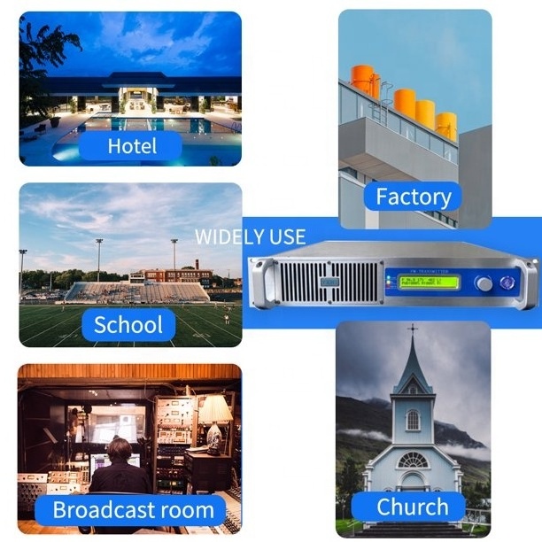 YXHT-1, 2U, 2KW FM Transmitter Radio Broadcast Equipment