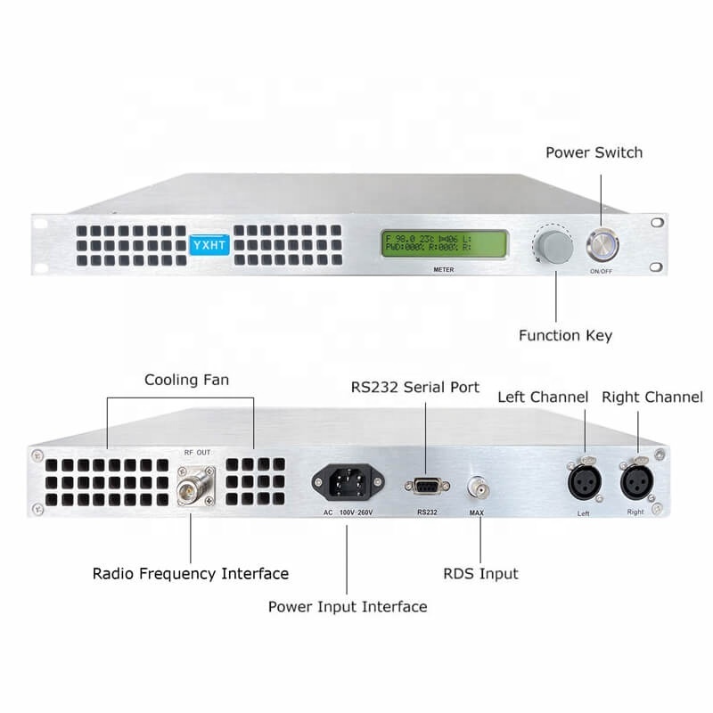 [Hot Sale] 50W radio station equipment complete fm transmitter long range 87.5-108mhz