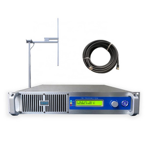 YXHT-1, 2000W FM Transmitter 2U Broadcast Professional Equipments 2KW Kits for Radio Station Long Range Fcc Certified for Church