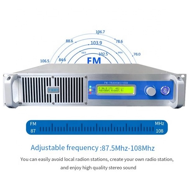 YXHT-1, 600W Long Range 20-25KM Transmission FM Broadcast radio transmitter