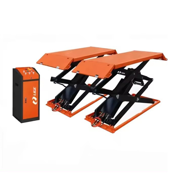 Surface mounting low profile scissor car lift for sale