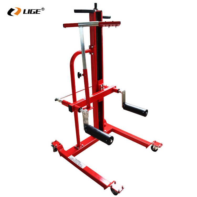 LIGE pneumatic car tyre center wheel elevator Quick Lift Wheel/Tyre Lifter, wheel lift