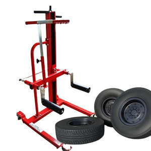 LIGE pneumatic car tyre center wheel elevator Quick Lift Wheel/Tyre Lifter, wheel lift