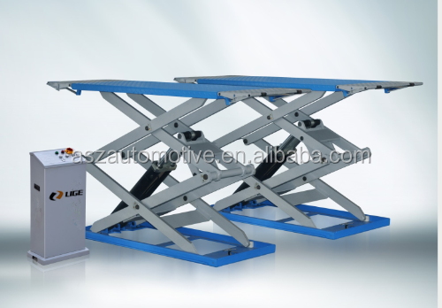 Surface mounting low profile scissor car lift for sale