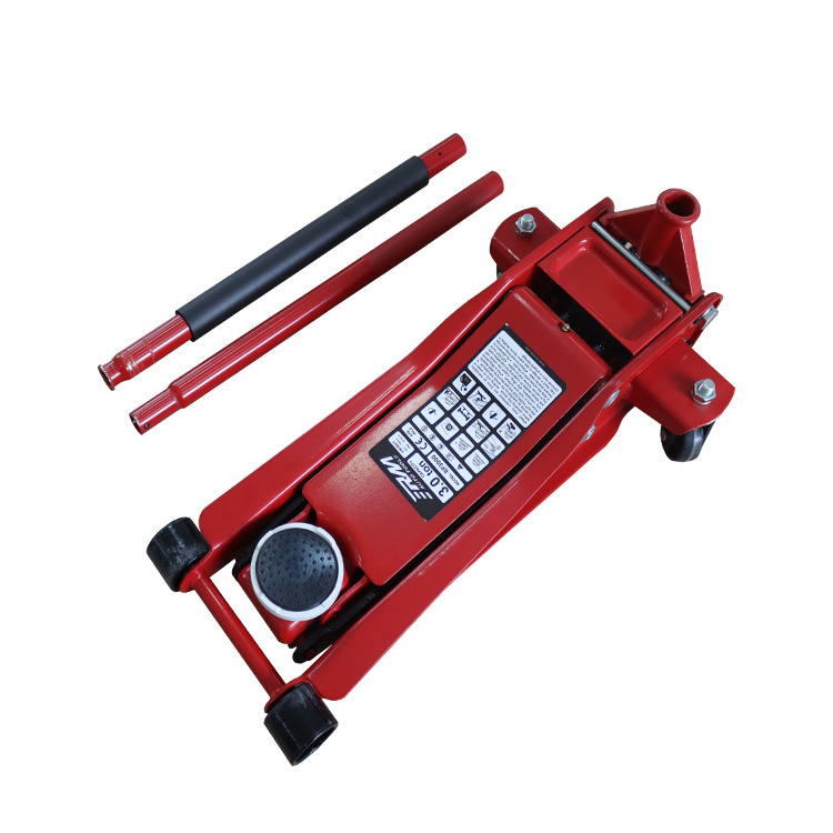 Tire center 3T low profile dual pump durable  floor jack car equipment