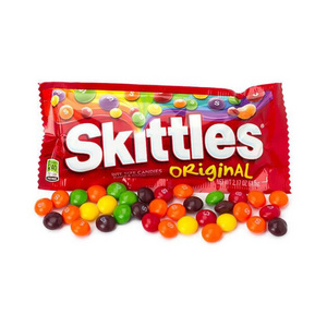 Hot Sale Sour Skittles Bite Size Chewy Candy (Pack of 12) 2x Skittles Fruits Giants Crazy Sours Brand New 125g (3x Bigger)