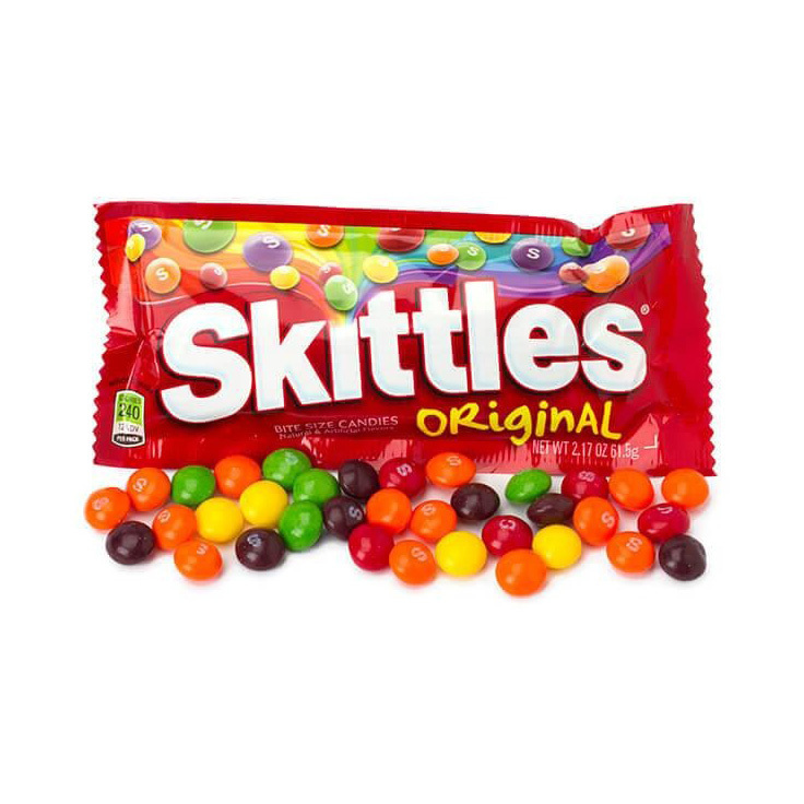 Sour Skittles Bite Size Chewy Candy (Pack of 12) 2x Skittles Fruits Giants Crazy Sours Brand New 125g (3x Bigger)