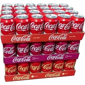 Coca Cola Original, Coca Cola Cherry & Coca Cola Vanilla a 24 x 0,33l Cans XXL-Box (72 Cans)Coca Cola bottle Soft Drink