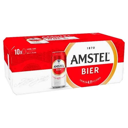 Amstel BEER,5% Alcohol Beck's Beer 500ml Can, Alcoholic 5% Beer Bottles 330ml.