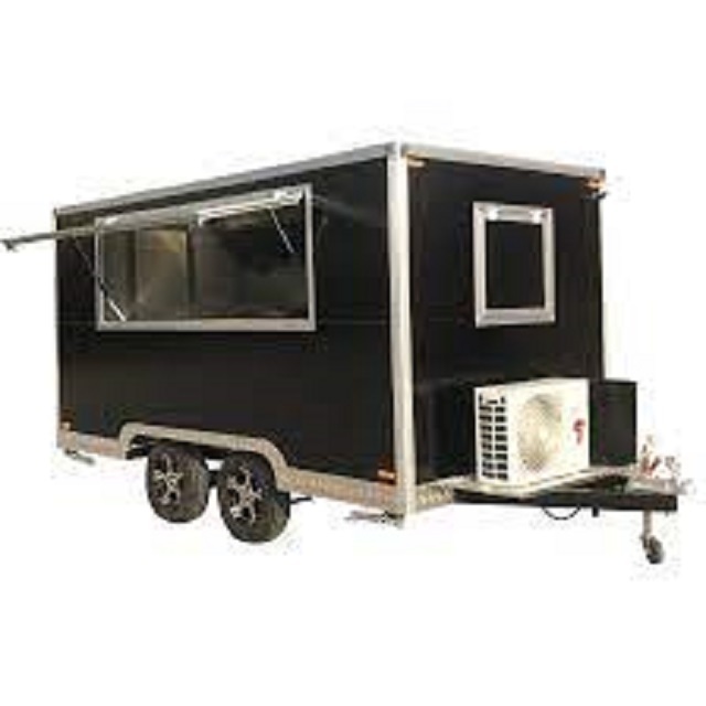 Outdoor commercial mobile restaurant food truck trailer for sale