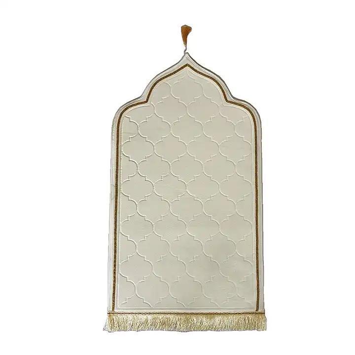 Eco Friendly Wholesale Washable Adult Muslim Prayer Mat for Praying