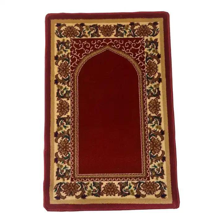 Eco Friendly Wholesale Washable Adult Muslim Prayer Mat for Praying