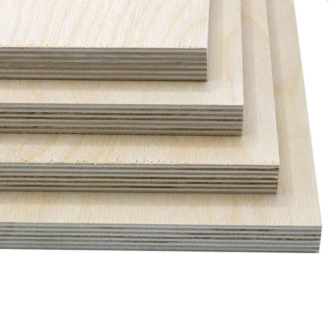 Natural Wood sheets Laser Cutting Commercial Plywood Basswood/poplar/birch Sheets