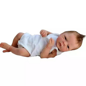 High-quality high simulation reborn doll The silicone material reborn baby asleep silicone reborn doll realistic