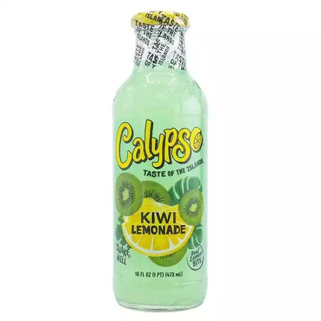 Buy Cheap Calypso Lemonade Soft Drinks / Calypso 473ML x 12 Glass Bottles Kiwi Lemonade / Calypso Island Wave Lemonade